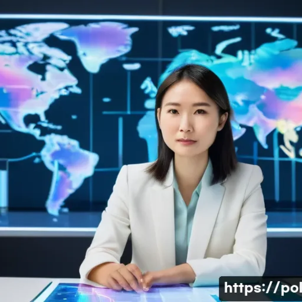 정책분석사와 해외 사례 분석 - **Prompt:** A focused, professional East Asian female policy analyst, mid-30s, wearing business casu...