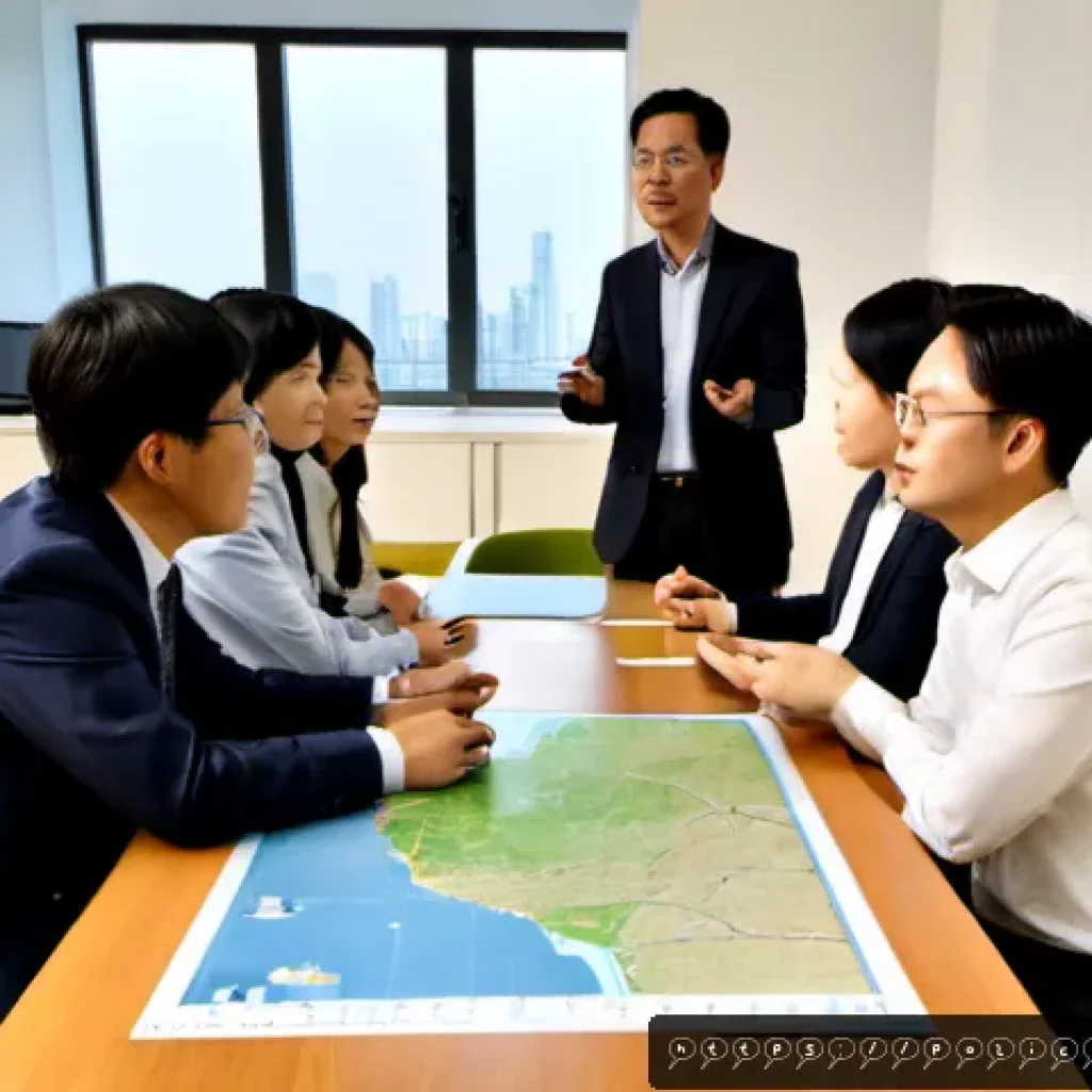 정책분석사와 정책 설계 사례와 성공 요인 - Photorealistic policy analyst team in a modern government innovation office, a diverse group of prof...